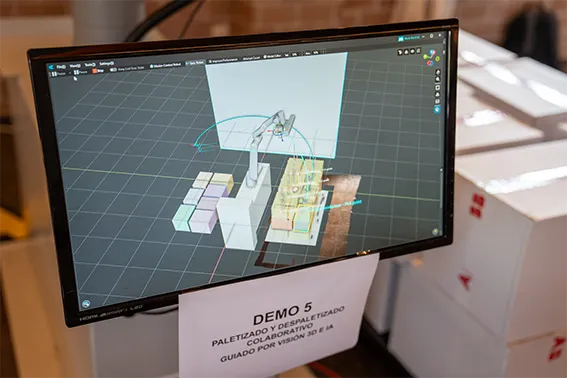Demo expuesta en el evento Smart Factory D·AI, celebrado en Murcia 5/06/2025