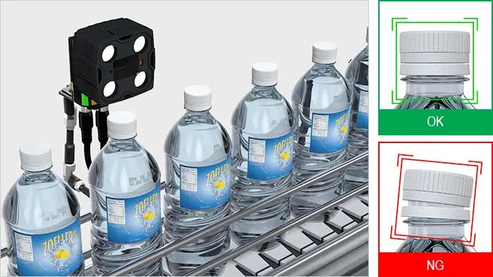 Comprobación del sello de la botella