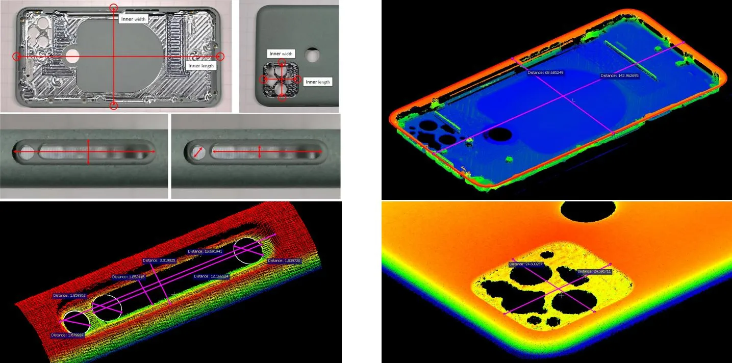 Reconstrucción 3D de alta precisión para control de calidad con dispositivo Saccade.