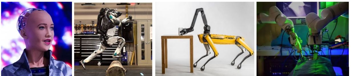 Figura 1. Algunos de los robots más avanzados del mundo. Fuente: Google (2022)