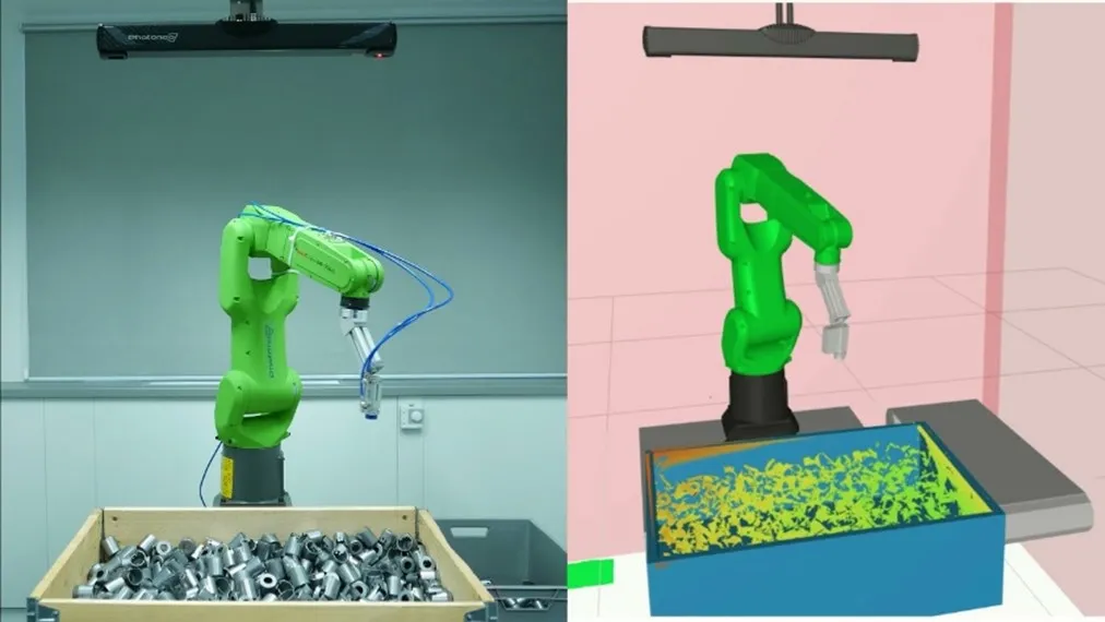 Figura 8. Bin picking.  Fuente: Photoneo (2022)