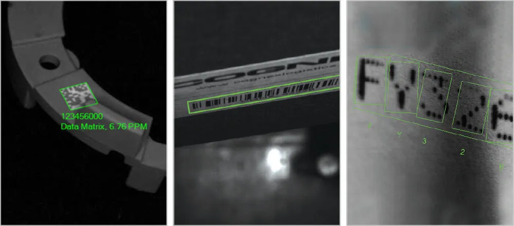 Lectura de códigos complejos con herramientas de identificación de Cognex.