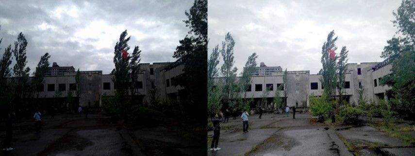 Figura 4. Corrección llumínica. Fuente: SA. (2022)