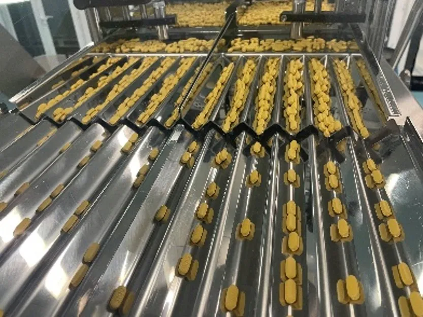 Zona de alimentación (caída por gravedad) 